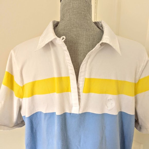 [Lauren Active] Vintage L-RL Stripe Collar Shirt - 2X - Picture 2 of 6